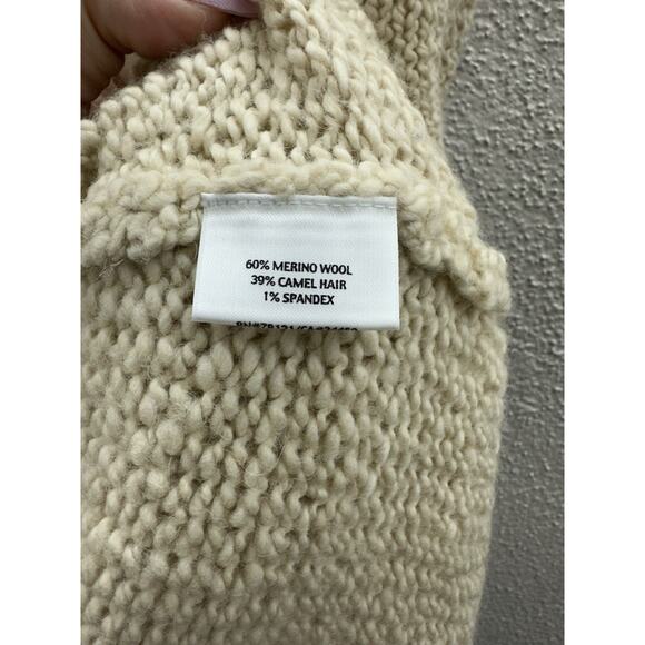 Eileen Fisher Womens Sweater Small Tan Pullover Crowl Neck Merino Wool Camel NWT - Picture 6 of 12